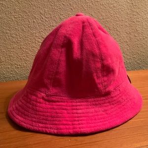 Hot Pink Terry Cloth Bucket Hat